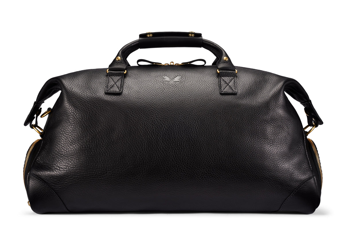 The Leather Weekender Black Leather Weekender Bennett Winch