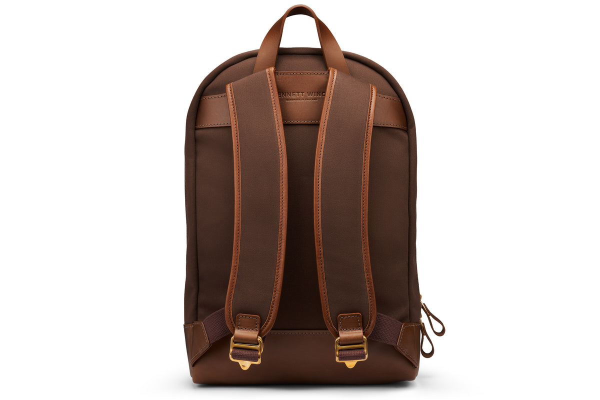 The Backpack Brown Canvas Backpack for Men Bennett Winch