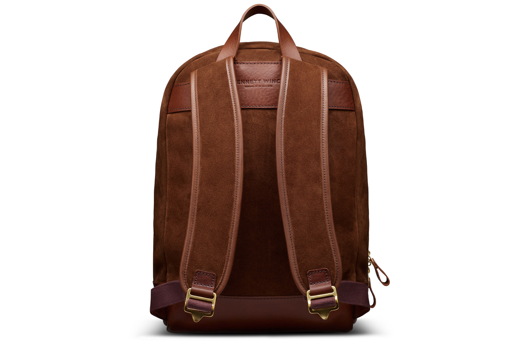 Brown Suede Backpack