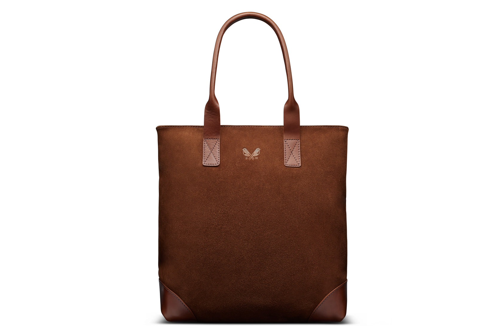 luxury brown suede tote bag 