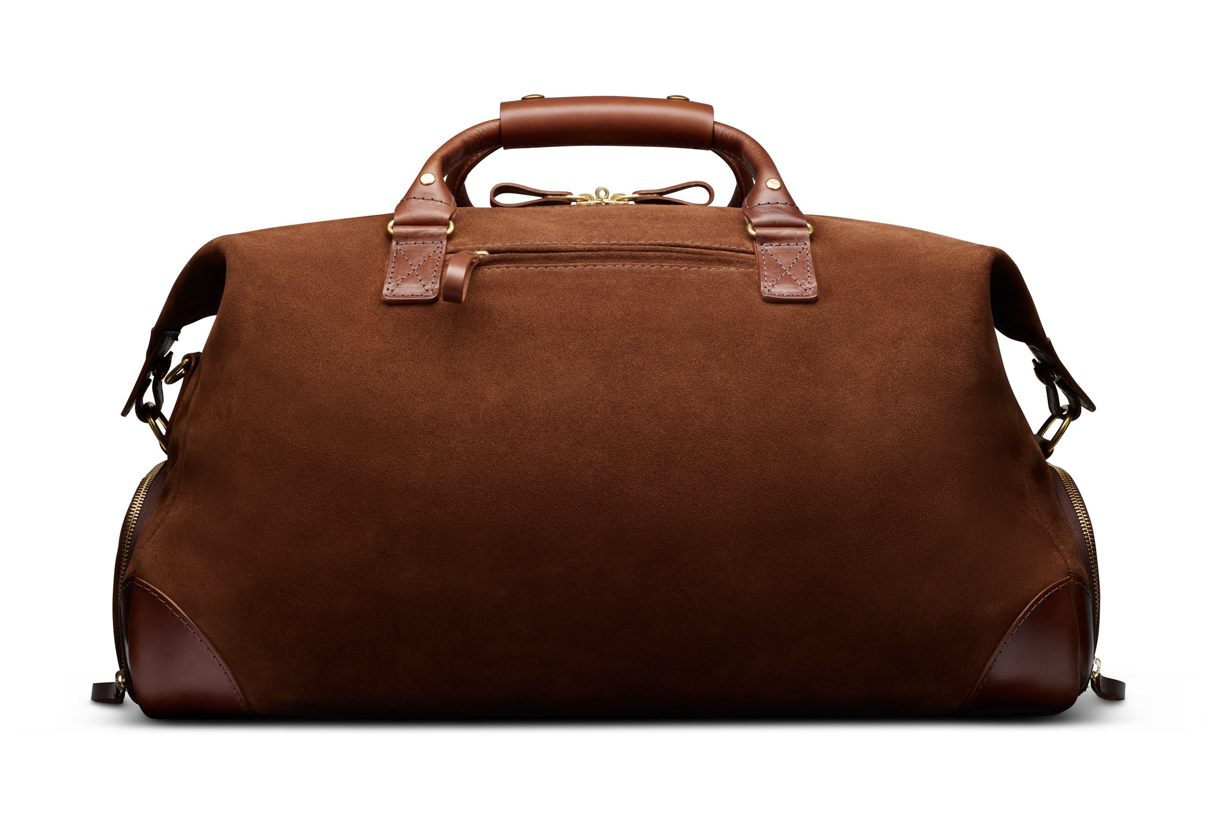 Brown Suede Weekender | Waterproof Weekend Bag