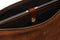 Suede Flight Folio - Tobacco Brown