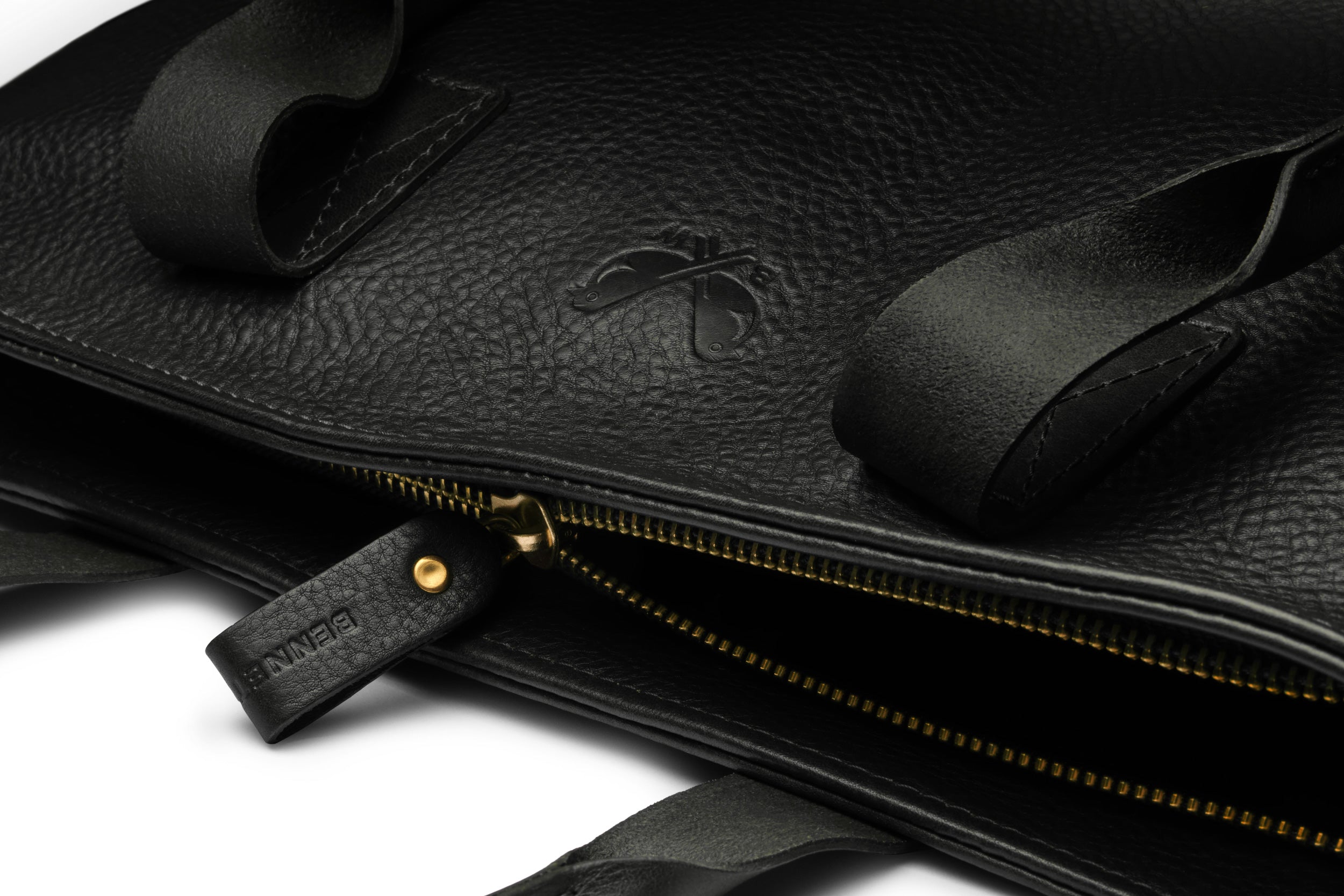 Black Leather Tote Bag | Handmade Real Leather Tote Bag – Bennett Winch