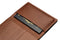 Suede Passport Wallet - Tobacco Brown