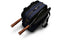 top view of the navy 2 racket tennis bag