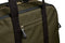 back view of the olive green sport duffel bag
