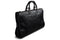 side view of black leather trifold