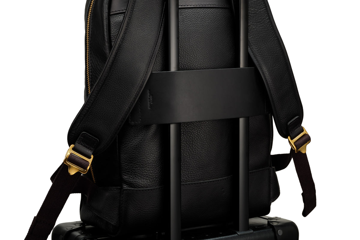Leather Backpack - Black