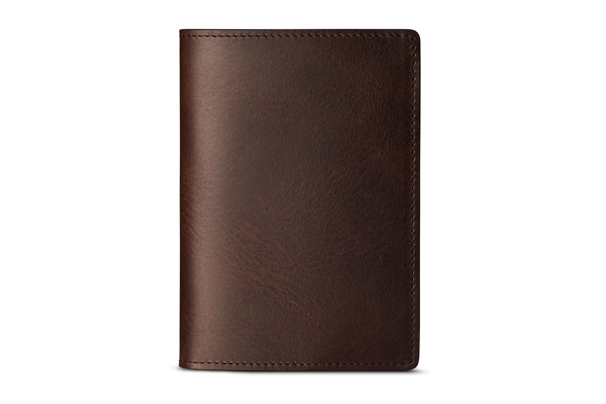 Passport Wallet | Dark Brown Leather Passport Holder | Bennett Winch