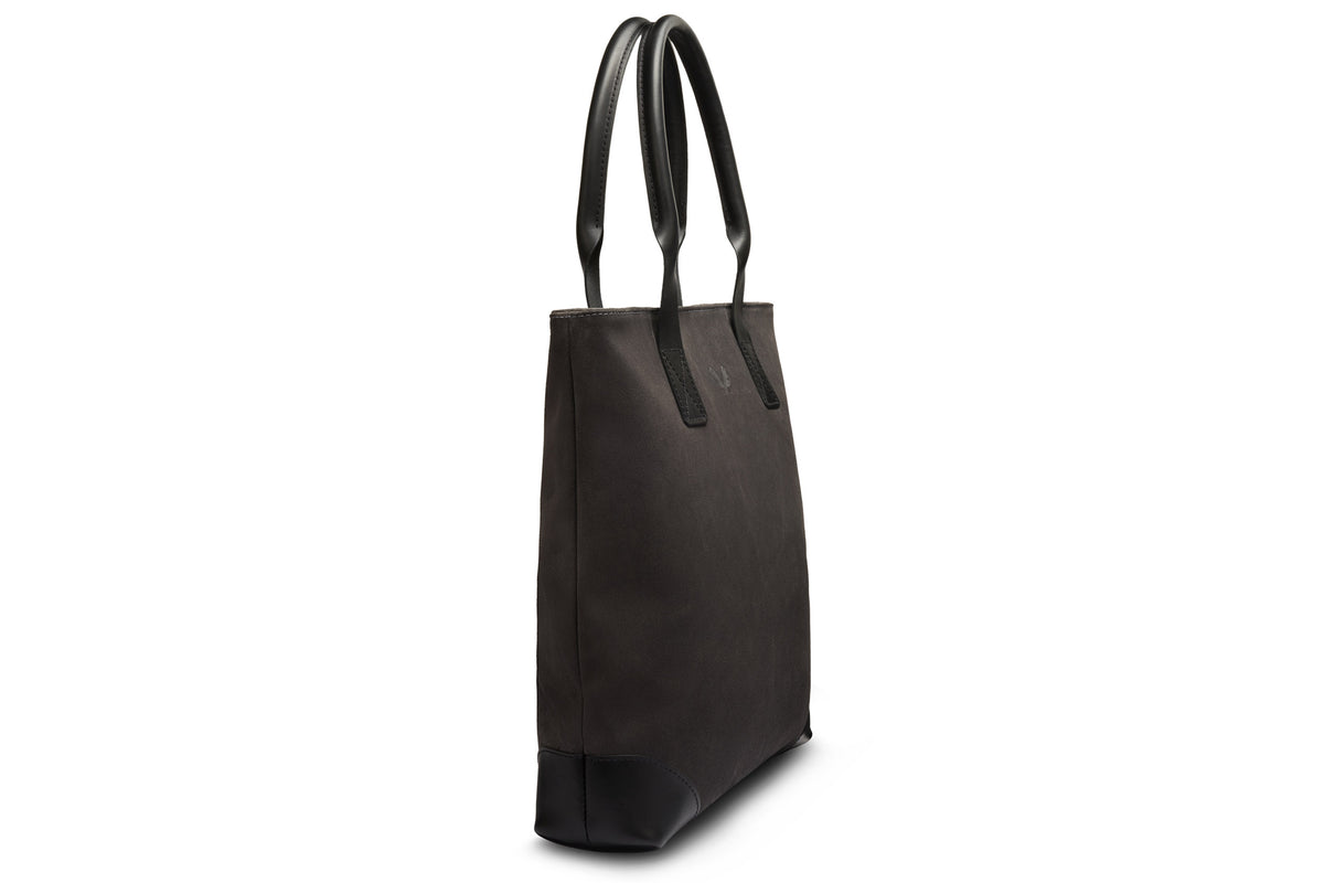 Grey Suede Tote Bag | Waterproof Tote Bag for Work – Bennett Winch