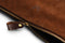 Suede Flight Folio XL - Tobacco Brown