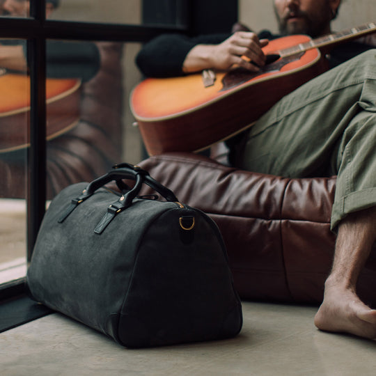 Grey Suede Commuter | Waterproof Duffle Bag