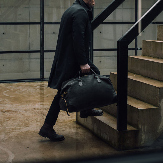 Grey Suede Weekender | Waterproof Weekend Bag