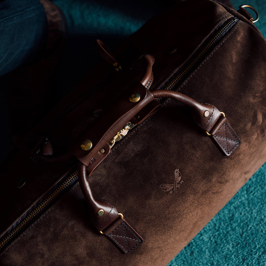 Brown Suede Commuter | Waterproof Duffle Bag
