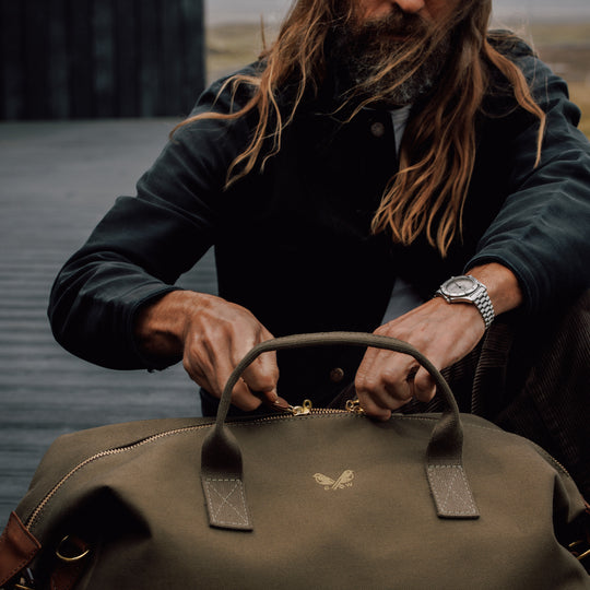 タ*ク様 Bennett Winch オリーブグリーン ボストンバッグ Olive Green Canvas Weekender | Men's Weekend Bag