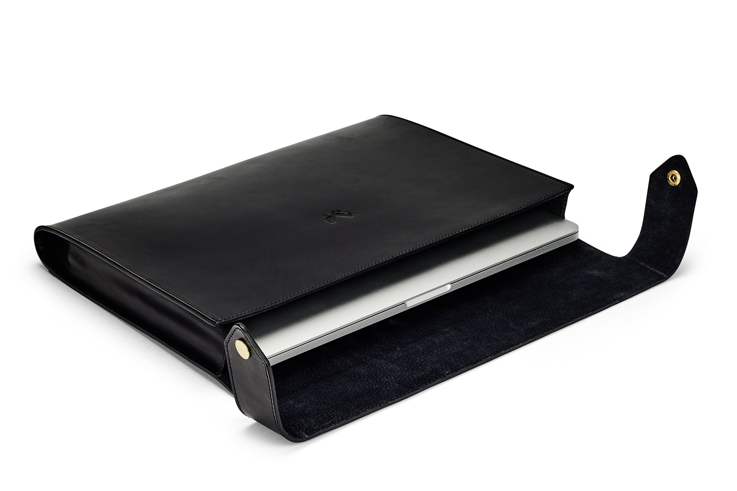 Large Folio - Black Leather