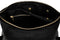 interior clip out wet compartment black leather wash bag
