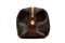 display of well made hardware on luxury wash bag