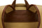 the Bennett Winch branding on the leather on the backside of the backpack 