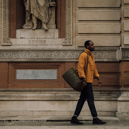 Olive Canvas Duffel Bag | Compact Overnighter