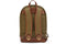 back view of a green men's luxury backpack