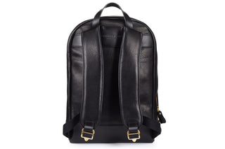 Leather Backpack - Black