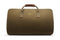 suit carrier holdall bag in green canvas