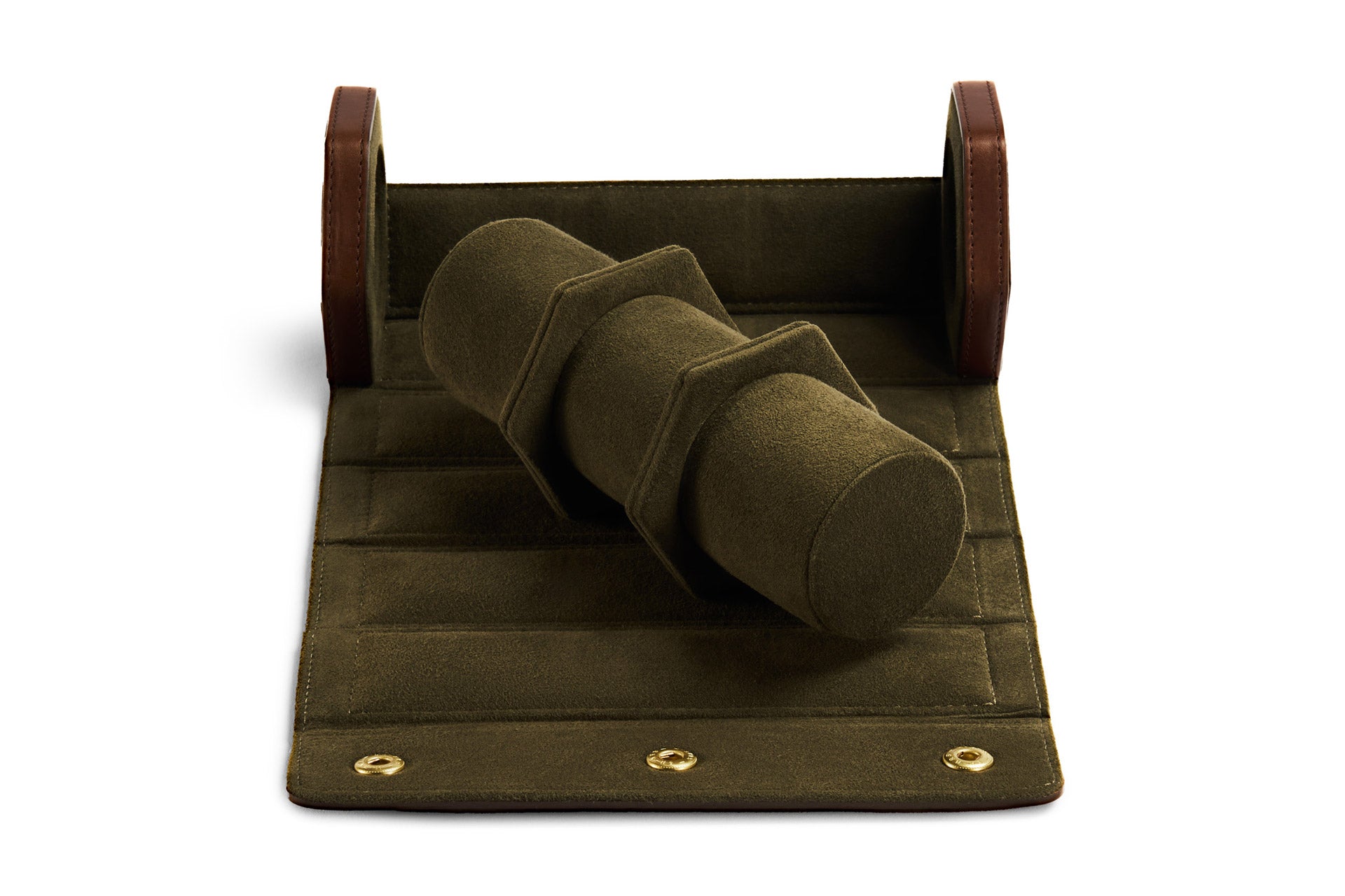 Triple Watch Roll - Brown