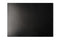 Italian veg-tanned leather desk mat in black