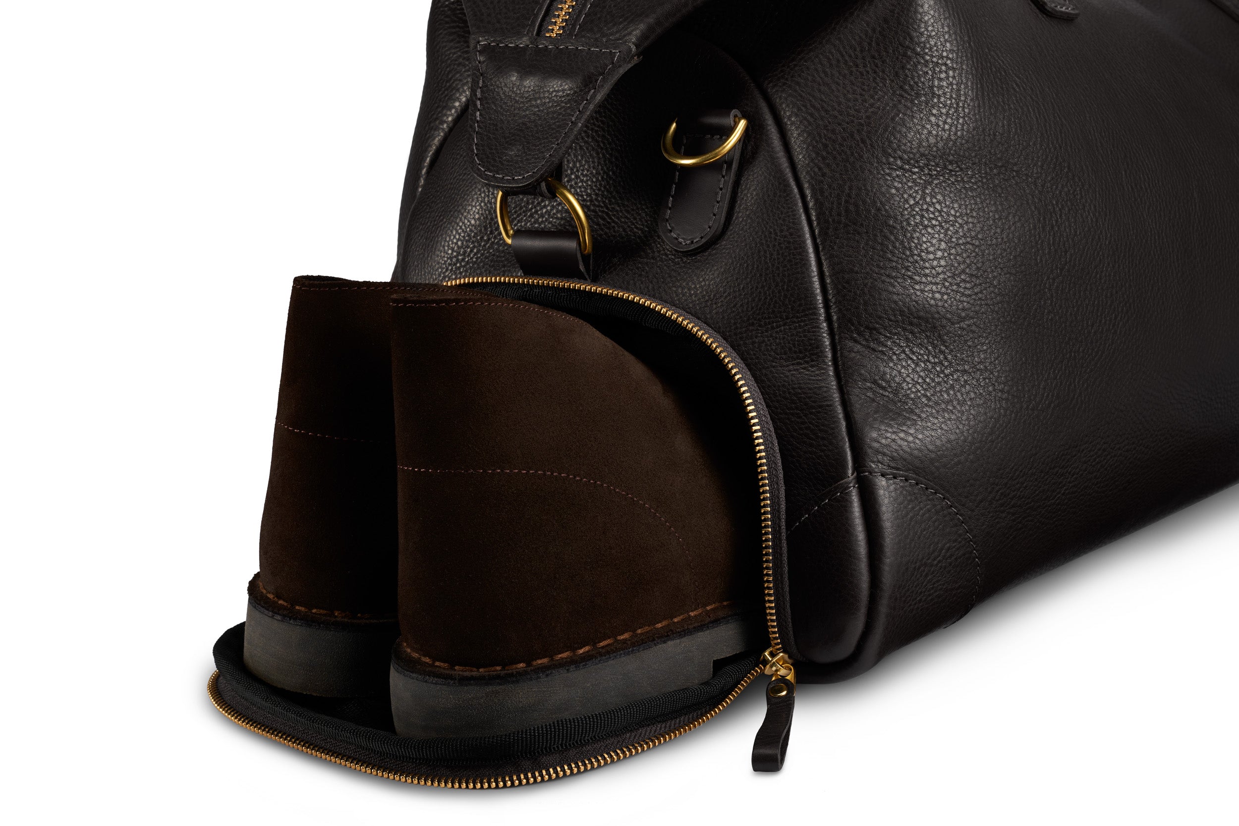 Leather Weekender - Black