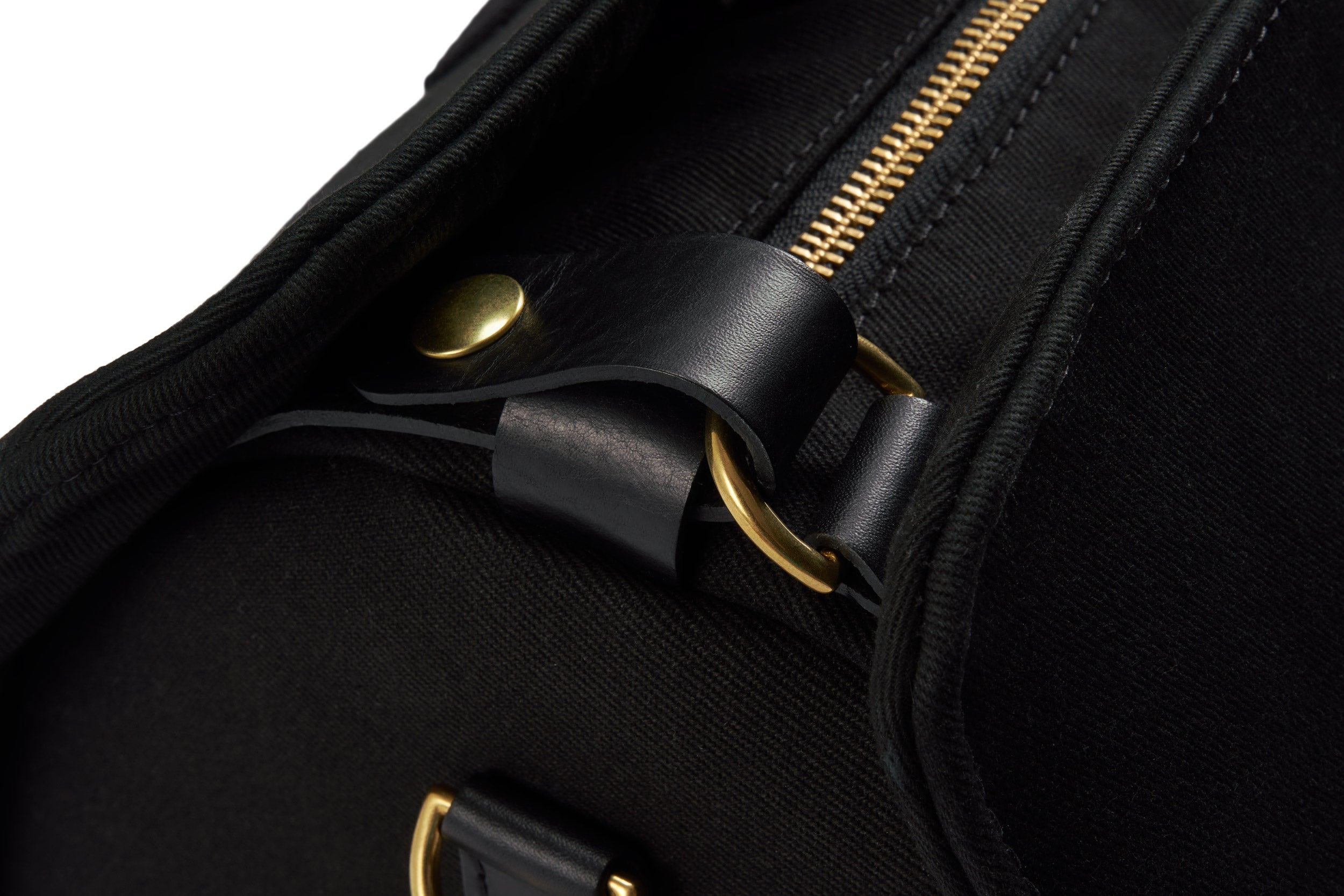 Black Leather Suit Carrier Holdall  Black Garment Duffel Bag – Bennett  Winch
