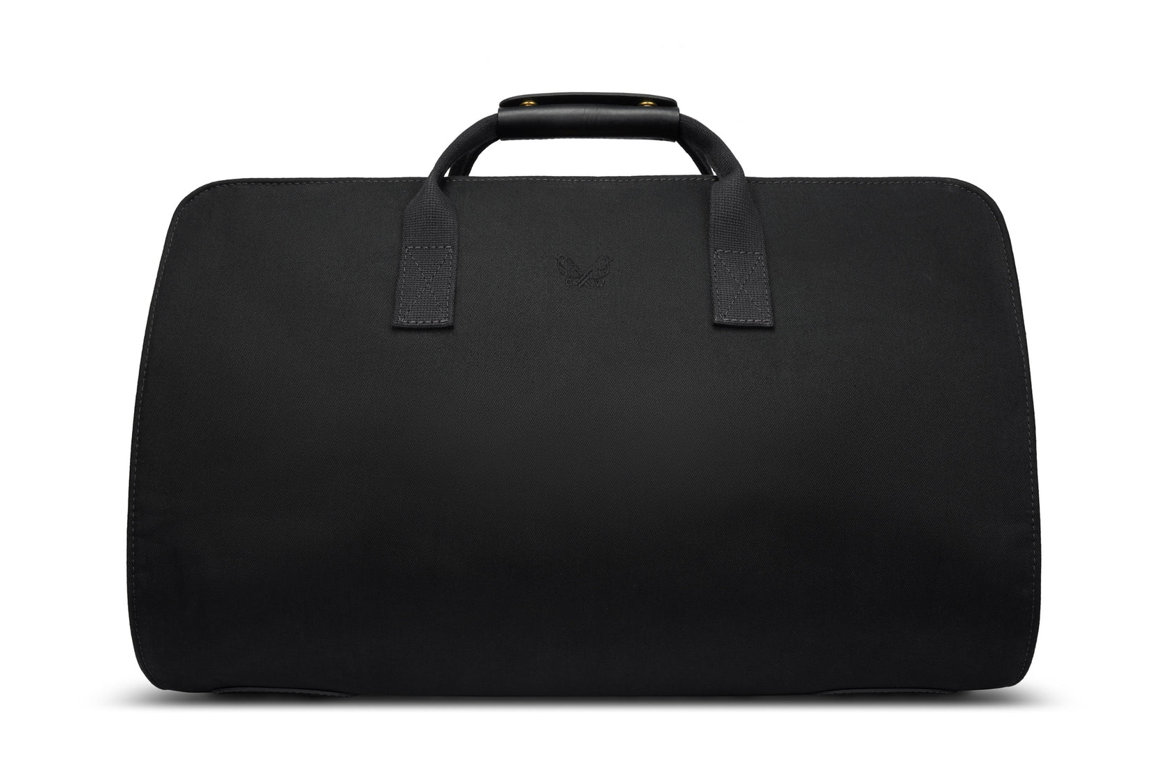 suit carrier holdall bag in black canvas