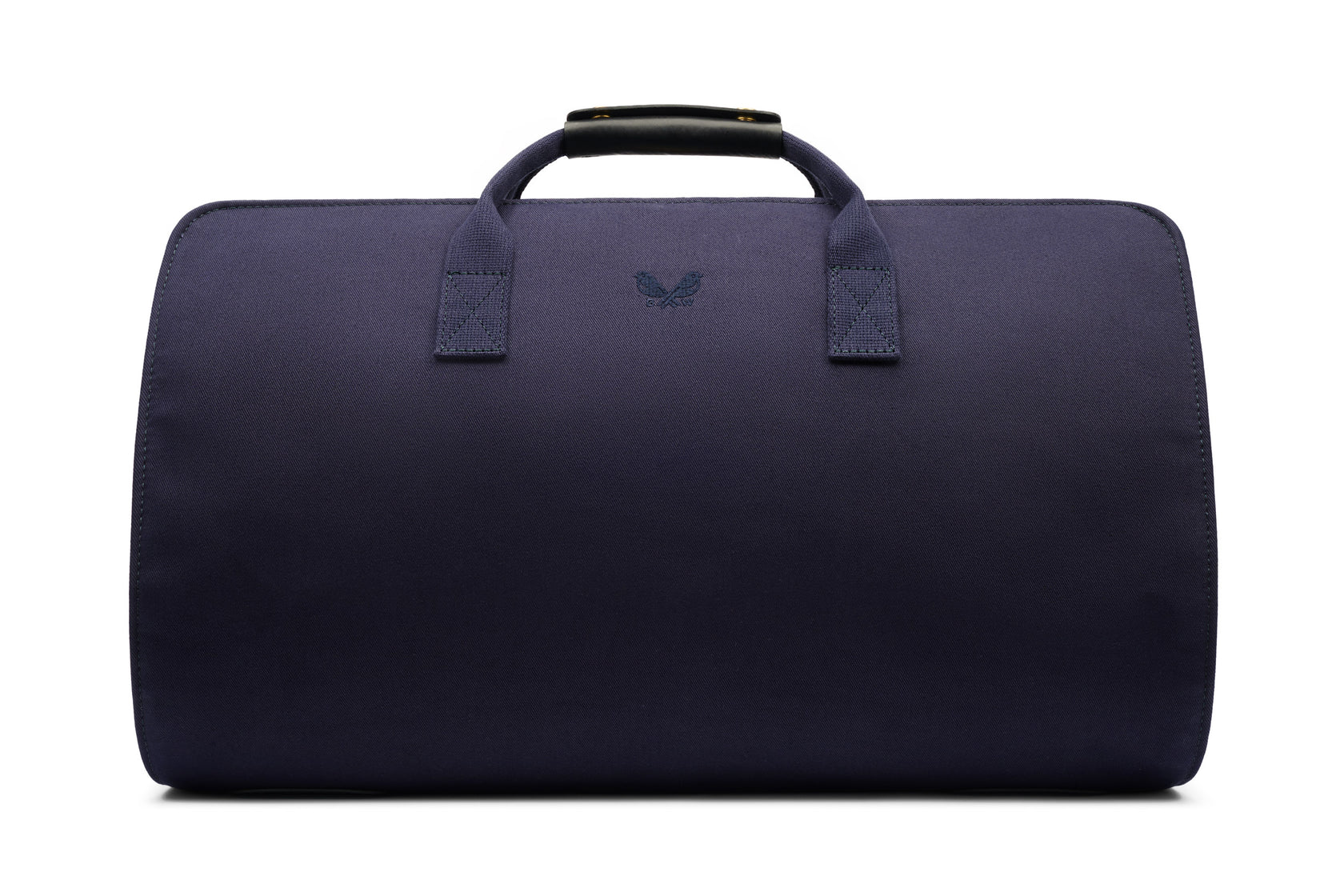 suit carrier holdall bag in navy canvas