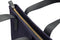 quality zip closure on top of the navy tote 