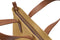 overhead view the tote's zipper top