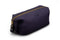 front view of navy wash bag