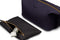 navy wash bag with removable wet compartment