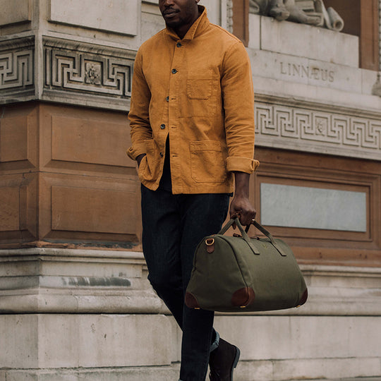 Olive Canvas Duffel Bag | Compact Overnighter